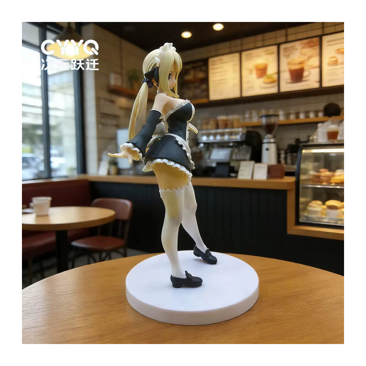 CYYQ Anime Actionfigur Lucy Heartfilia Maid Outfit aus Kunststoff, mehrfarbiges Sammlermodell für dein Desktop-Ornament - Bild 3