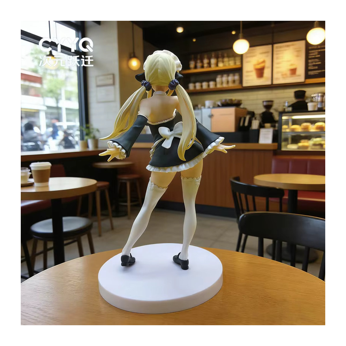 CYYQ Anime Actionfigur Lucy Heartfilia Maid Outfit aus Kunststoff, mehrfarbiges Sammlermodell für dein Desktop-Ornament - Bild 5