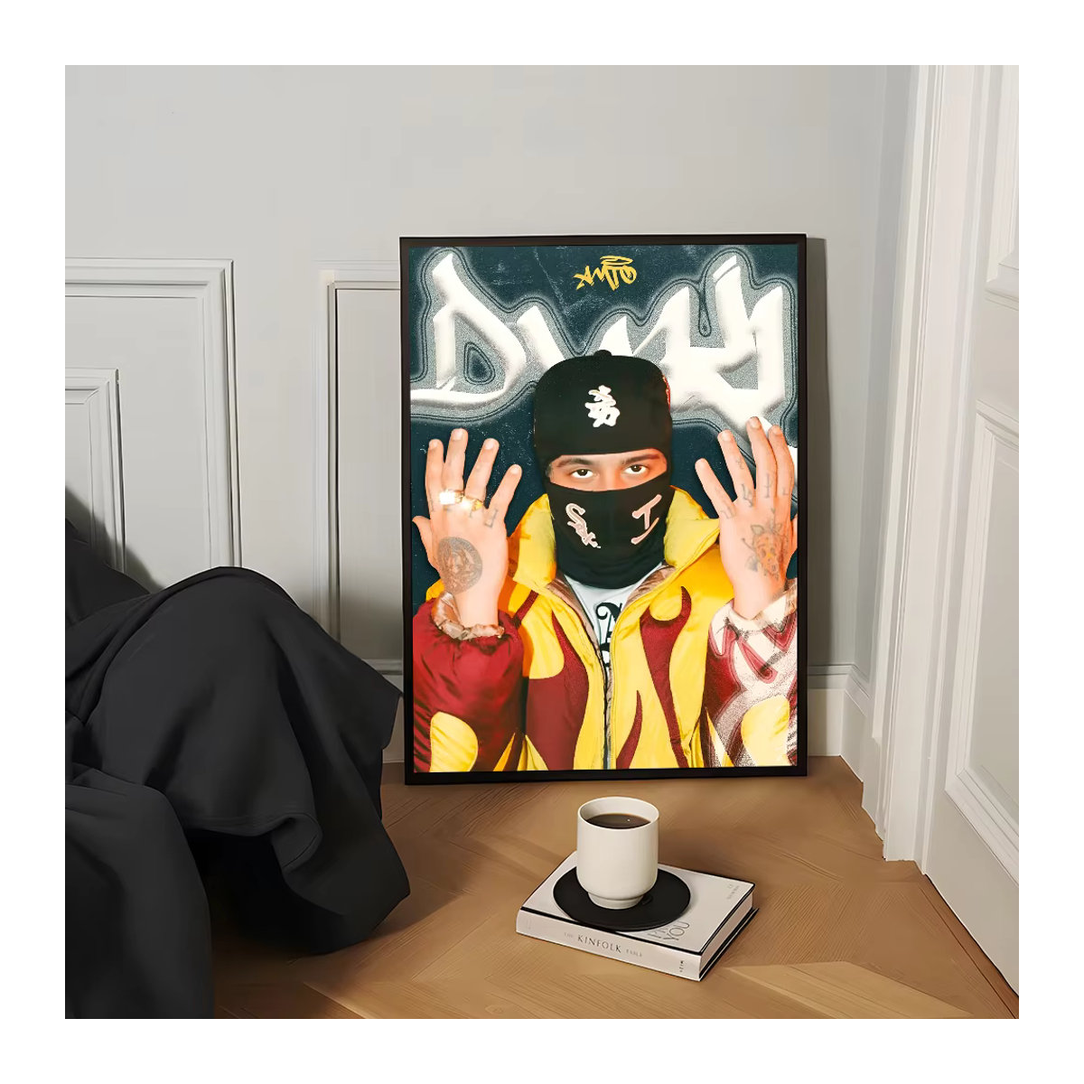 D-Doki Rapper Classic Movie Poster Selbstklebender wasserfester Papieraufkleber für deine Wanddekoration in Mehrfarbig - Bild 5