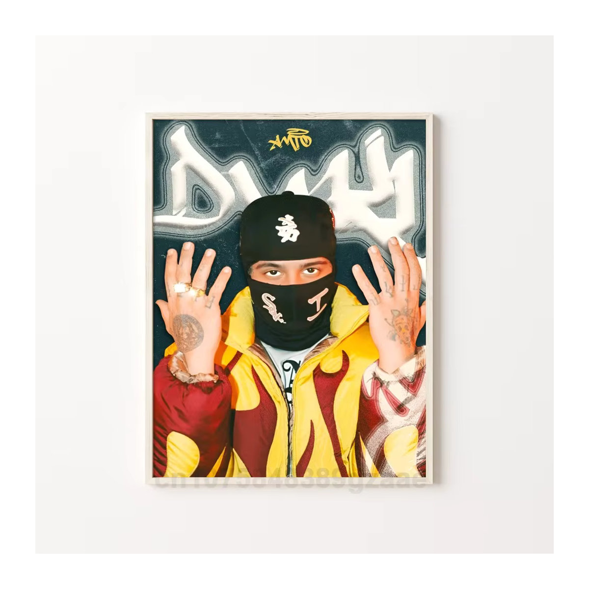 D-Doki Rapper Classic Movie Poster Selbstklebender wasserfester Papieraufkleber für deine Wanddekoration in Mehrfarbig - Bild 7