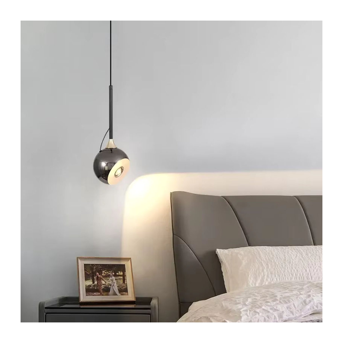 DAMIASMIL LED Pendelleuchte im skandinavischen Design Schwarz - Bild 2