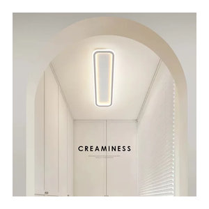 DAMIASMIL Moderne LED-Deckenleuchte in Weiß mit minimalistischem Design als Kronleuchter für Innenräume