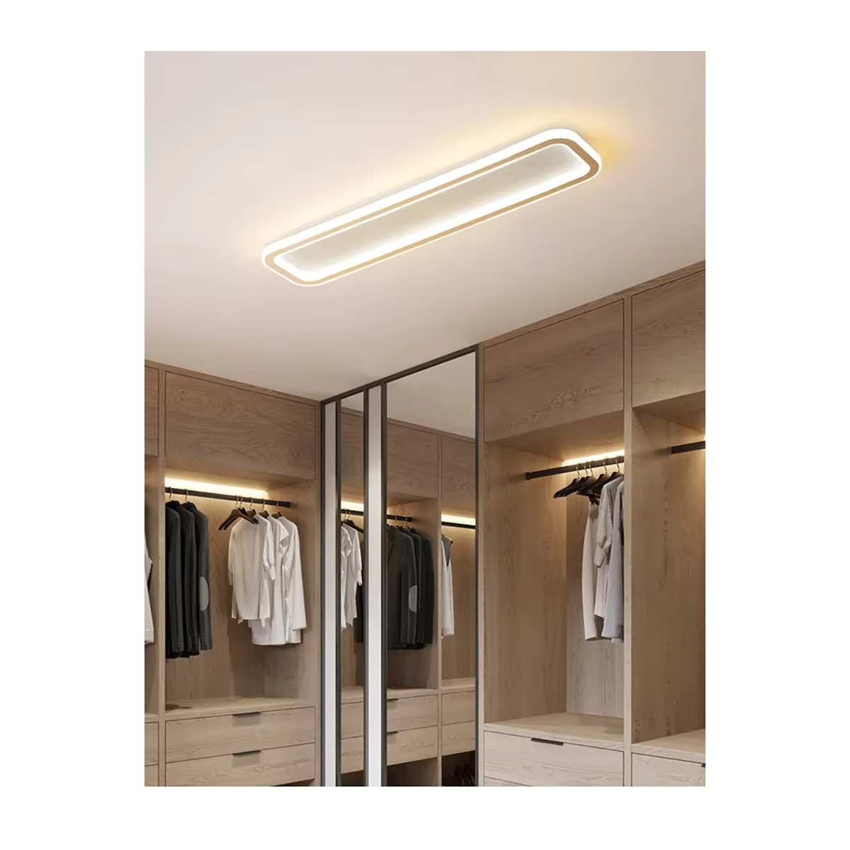 DAMIASMIL Moderne LED-Deckenleuchte in Weiß mit minimalistischem Design als Kronleuchter für Innenräume - Bild 4