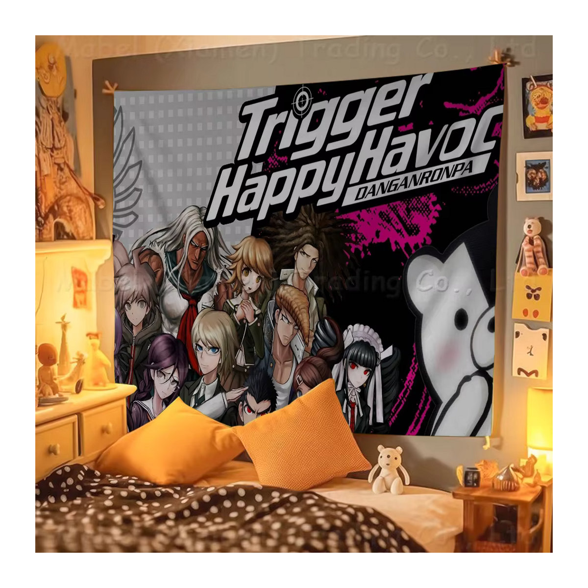 Danganronpa Anime Wandbanner aus Textil, mehrfarbig, rechteckig hängend - Bild 5