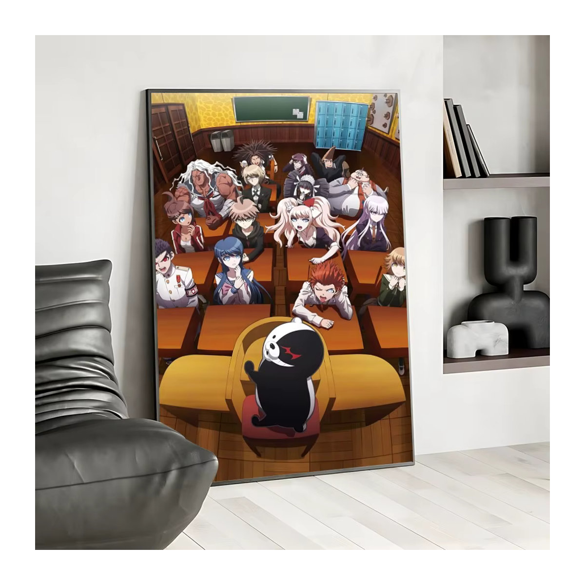 Danganronpa Trigger Happy Havoc Wandposter als wasserfester Aufkleber für dein Zuhause, mehrfarbig - Bild 4