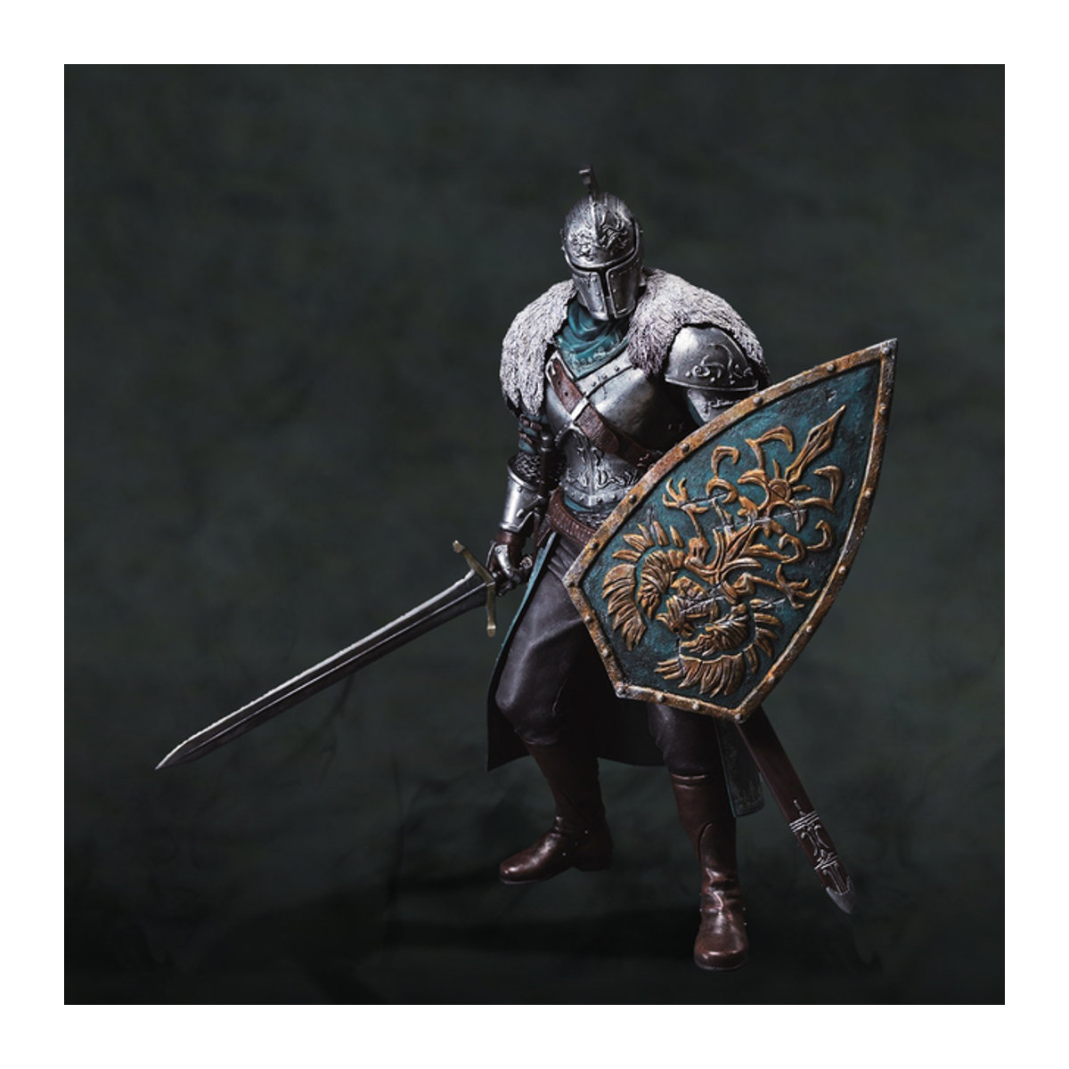 Dark Souls Farhan Knights Modellstatue aus Kunstharz in Grau und Mehrfarbig - Bild 1