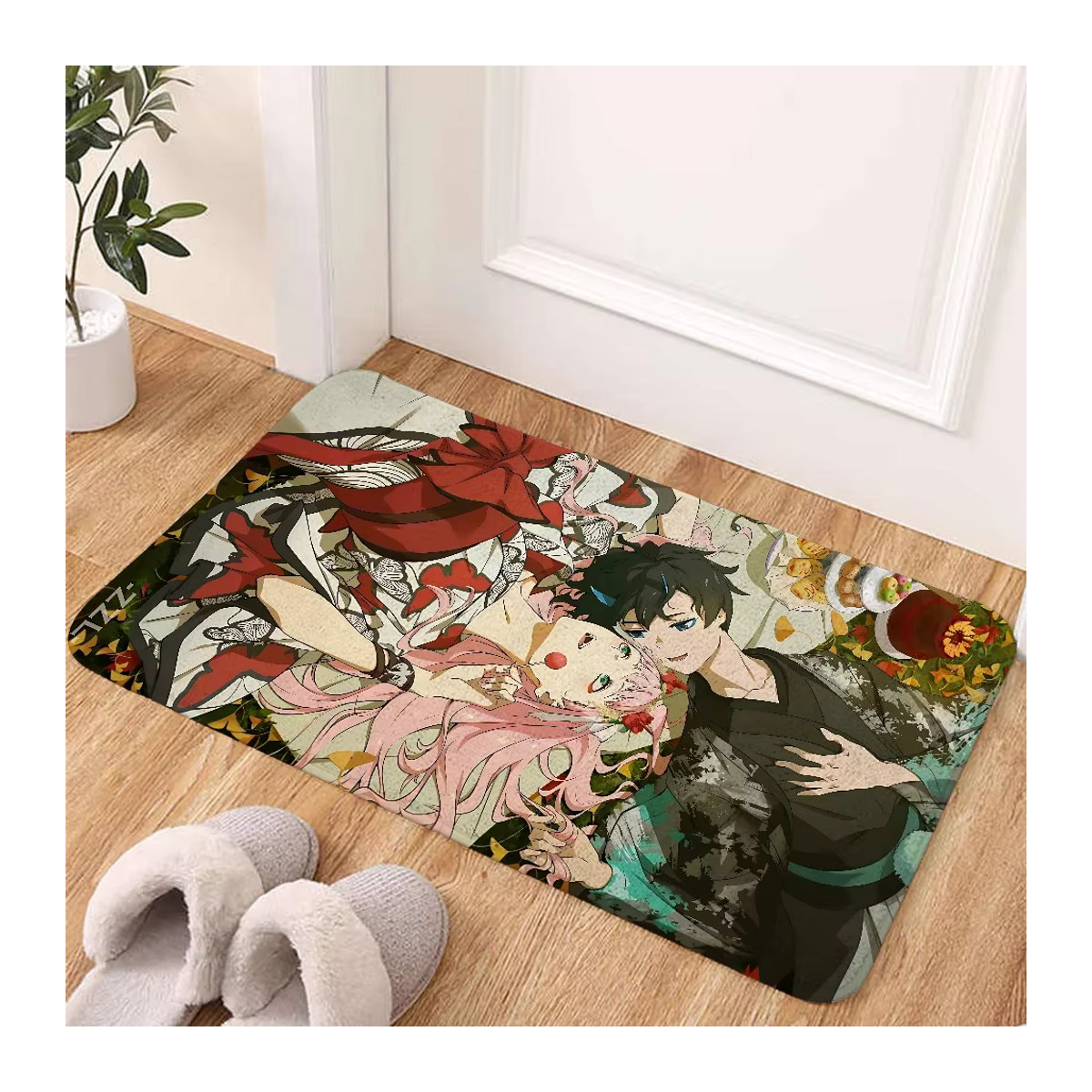 Darling in the Franxx Zero Two Bodenmatte mehrfarbig für Wohnzimmer und Kinderzimmer - Bild 3