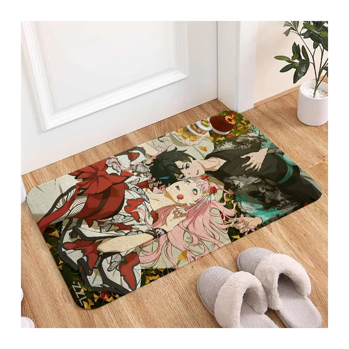 Darling in the Franxx Zero Two Bodenmatte mehrfarbig für Wohnzimmer und Kinderzimmer - Bild 5