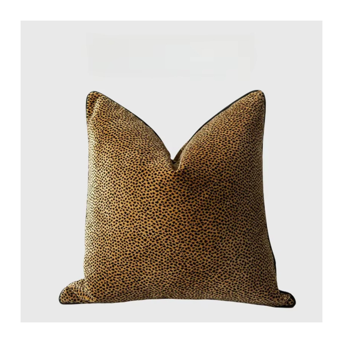 DAVINRICH Kissenbezug mit Leopard-Cheetah-Punktmuster in Beige - Bild 6