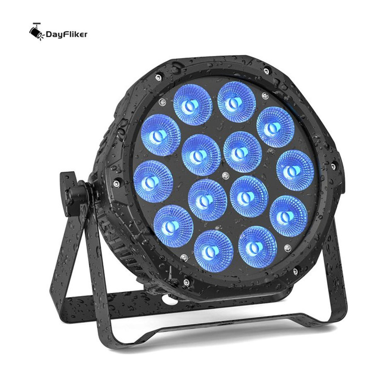 DayFlicker RGBW 4-in-1 LED Outdoor Bühnen-PAR-Licht mit DMX512 Steuerung - Bild 1