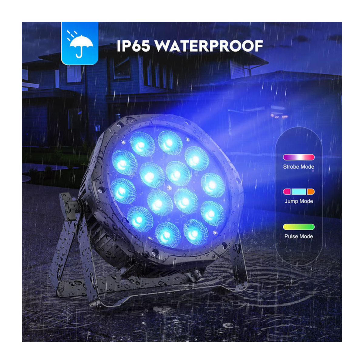 DayFlicker RGBW 4-in-1 LED Outdoor Bühnen-PAR-Licht mit DMX512 Steuerung - Bild 4