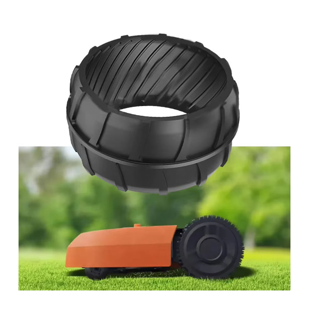DAZZLEEX Radschutz XL für das Vorderrad des Mähroboters S300 M500 M700 M500 Plus M1000 Profile Tuning - Bild 7
