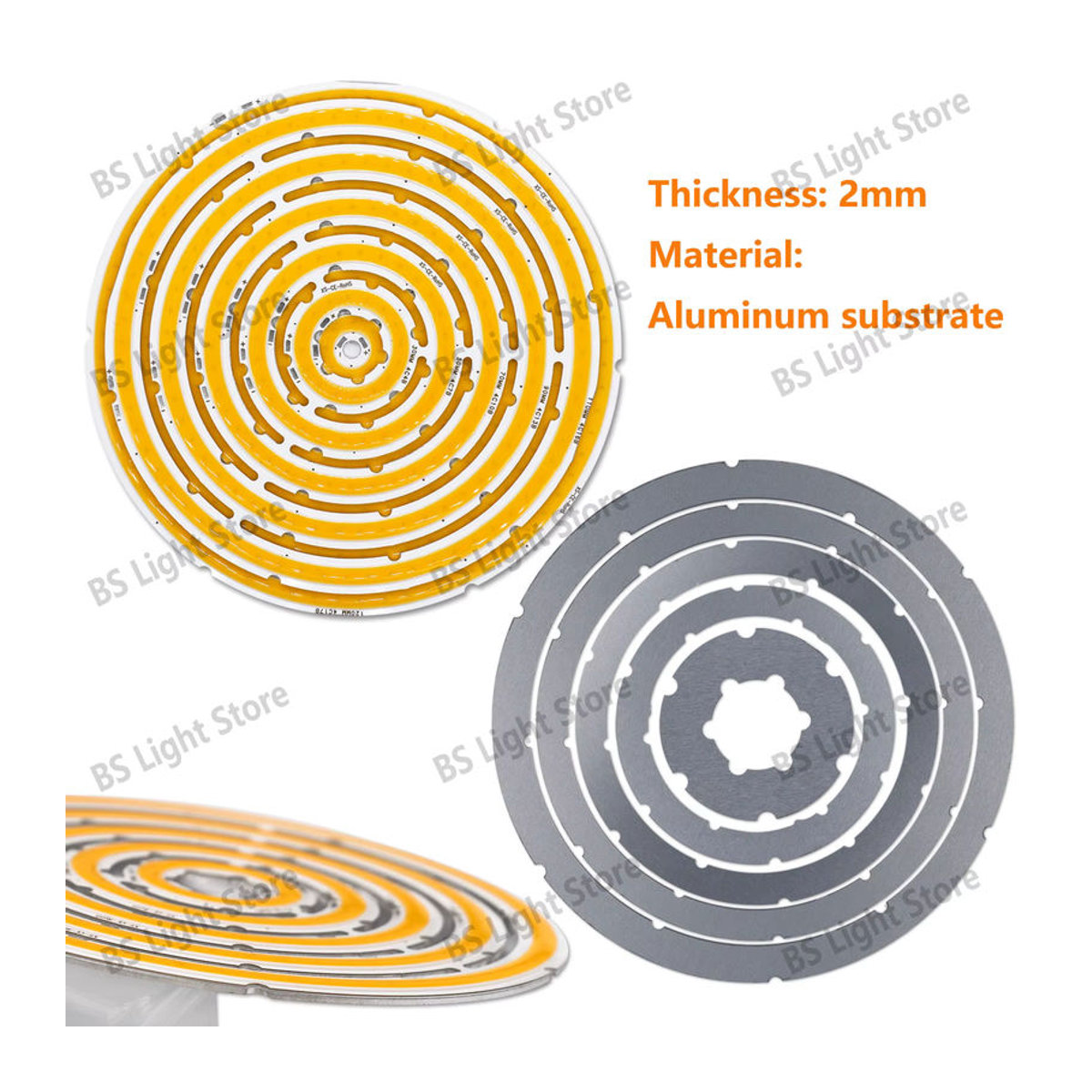 DC12V LED COB Angel Eye Lichtquelle für DIY-Projekte in Kaltweiß und Warmweiß - Bild 3