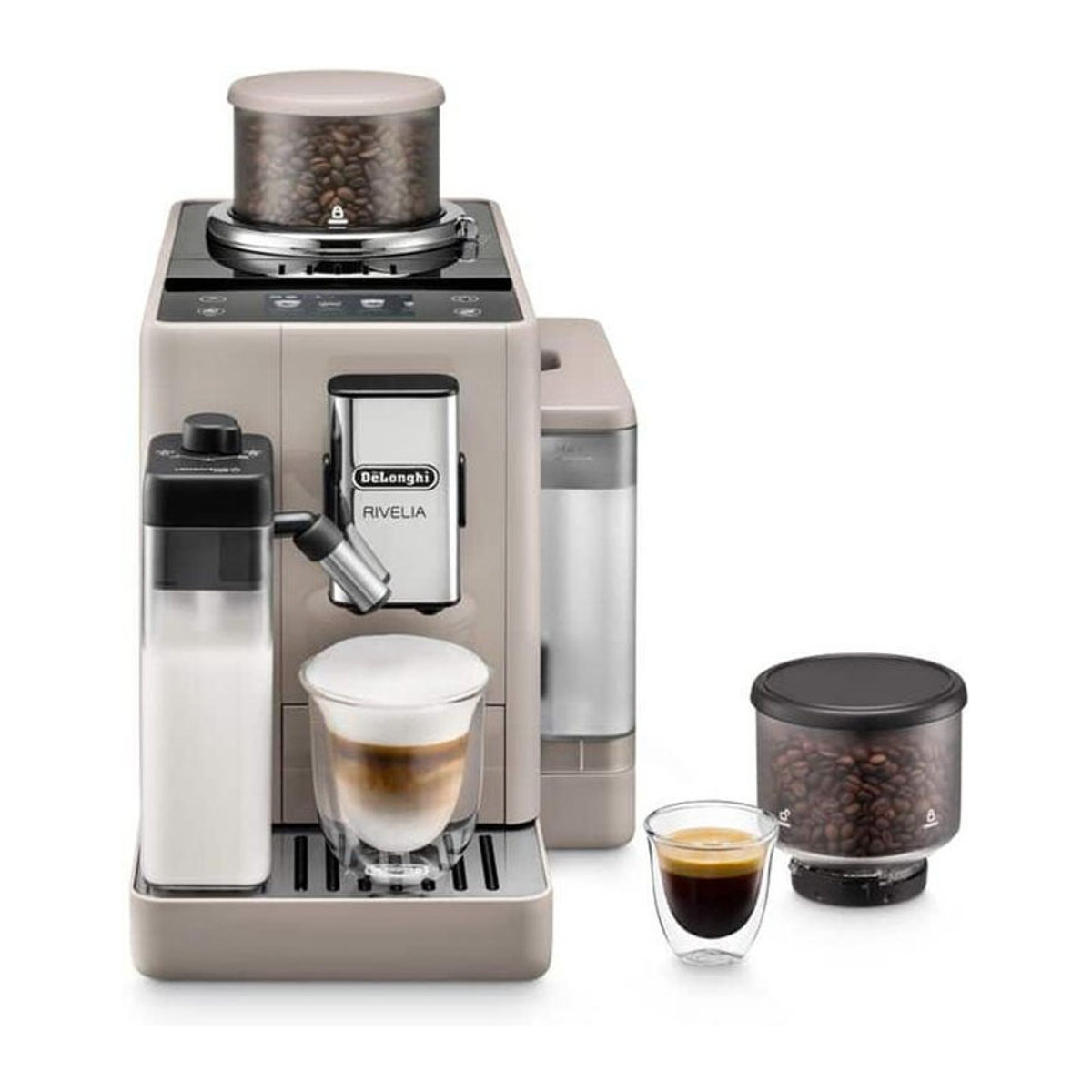 De'Longhi Rivelia Kaffeemaschine in Sand Beige Modern - Bild 1