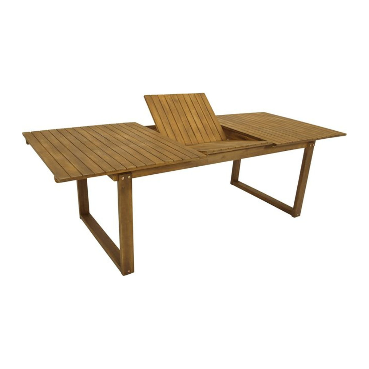 DEGAMO Ausziehtisch SANTIAGO Rechteckig aus Akazie in Braun B: 180 bis 240 cm, T: 100 cm - Bild 1