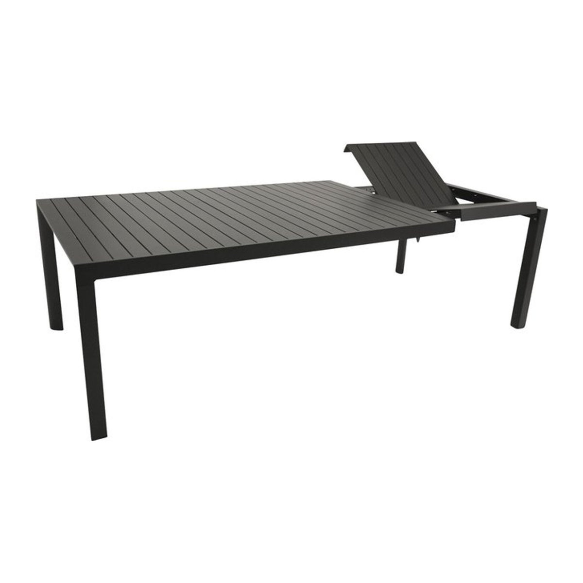 DEGAMO Gartentisch LAGOS XL Ausziehtisch aus Aluminium in Anthrazit, B/T: 255 x 120 cm - Bild 1