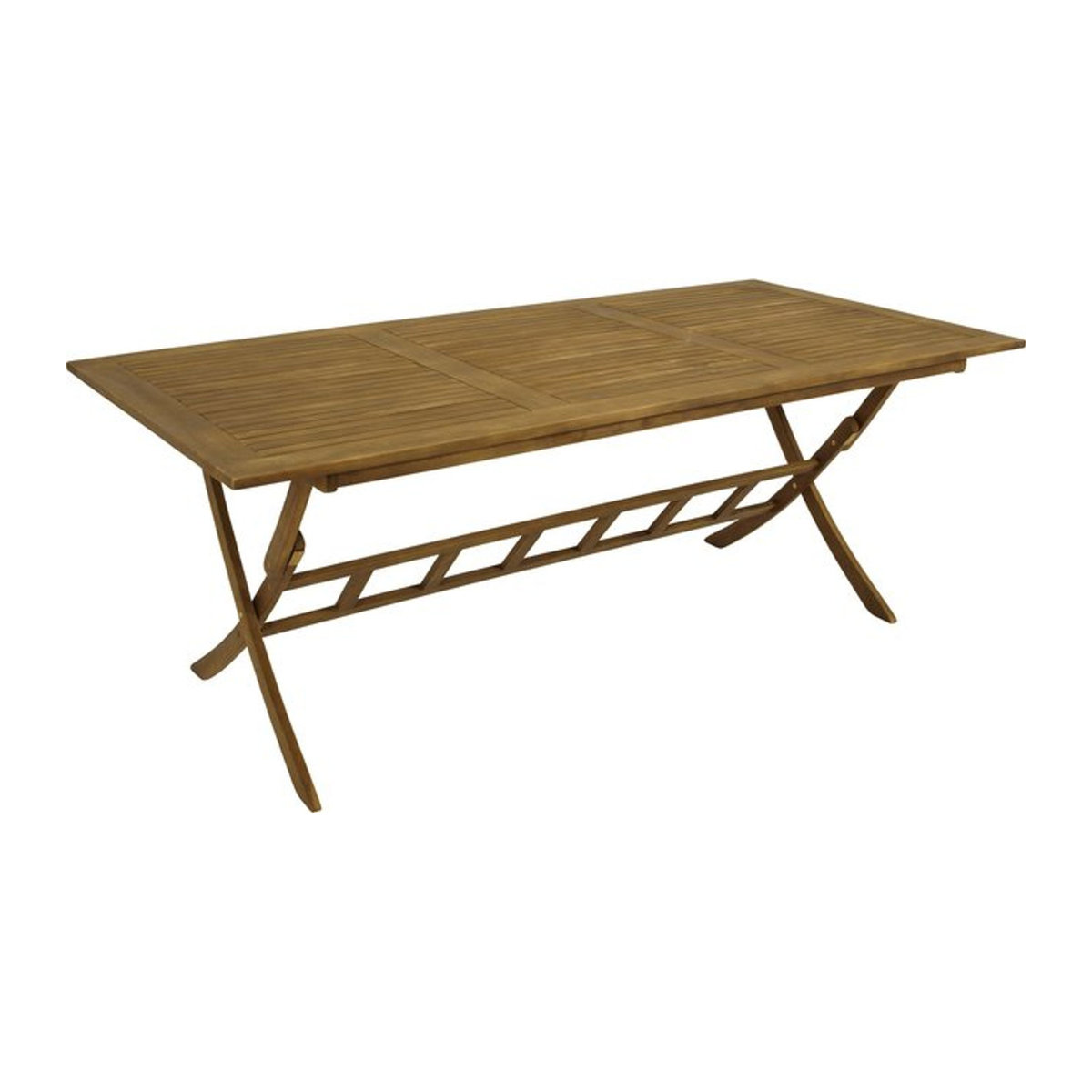 DEGAMO Klapptisch PARAIBA Gartentisch aus Akazie in Natur Braun, B/T: 200 x 100 cm - Bild 1