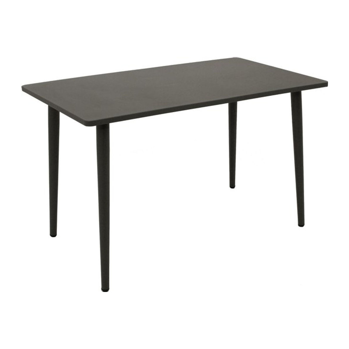 DEGAMO Tisch DENVER in Anthrazit aus Metall, rechteckig und minimalistisch, B: 120 cm, T: 70 cm - Bild 1
