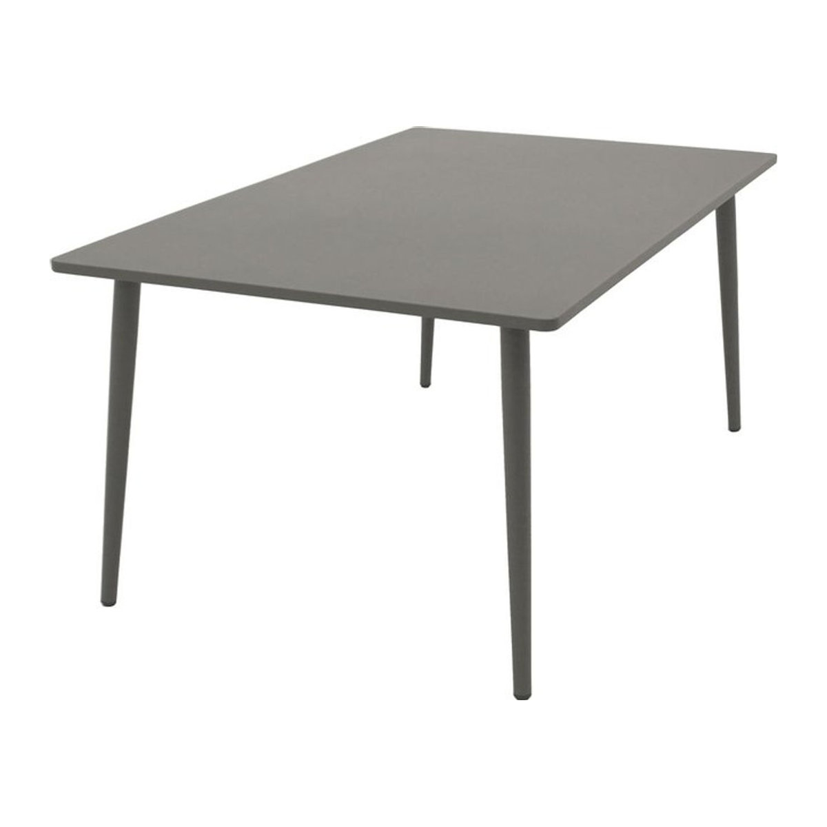 DEGAMO Tisch DENVER Rechteckig aus Metall in Grau, B: 160 cm, T: 100 cm - Bild 1