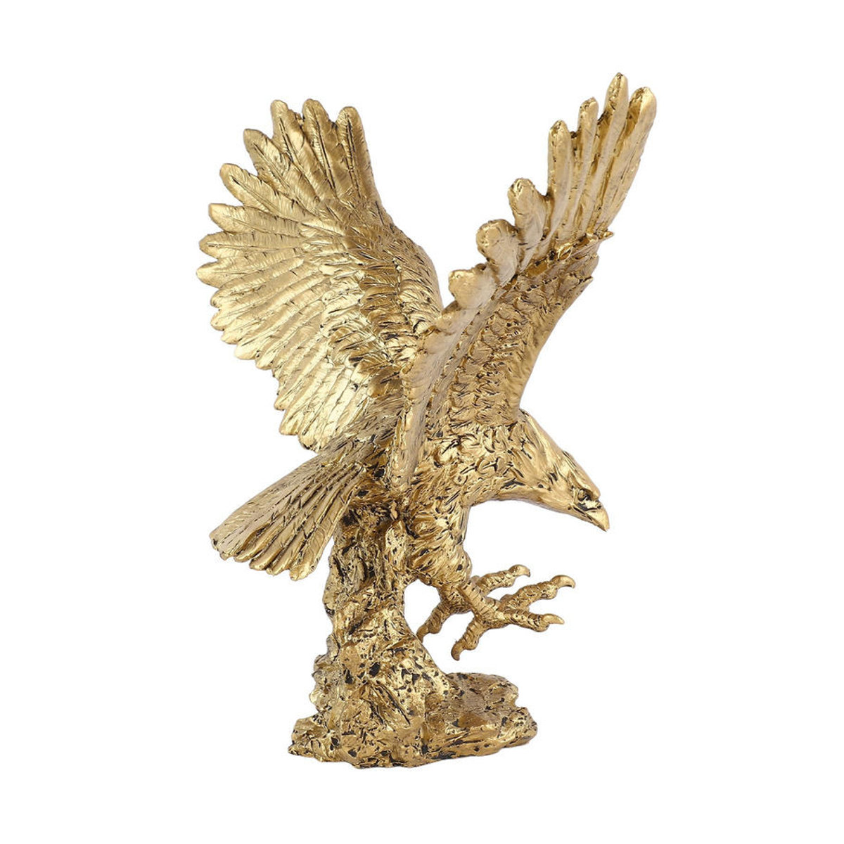 Dekorative Adler-Statue von Tooarts aus Kunstharz in Gold für dein Wohnzimmer - Bild 2