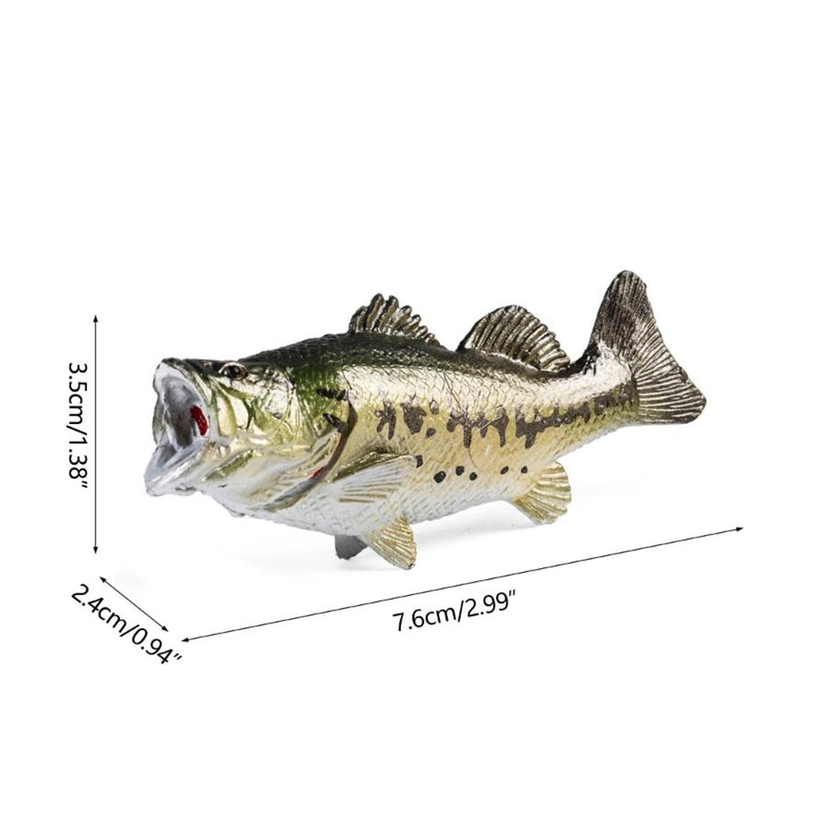 Dekorative Fischfiguren aus Kunststoff in Mehrfarbig für Aquarienlandschaften und DIY-Dekoration - Bild 2