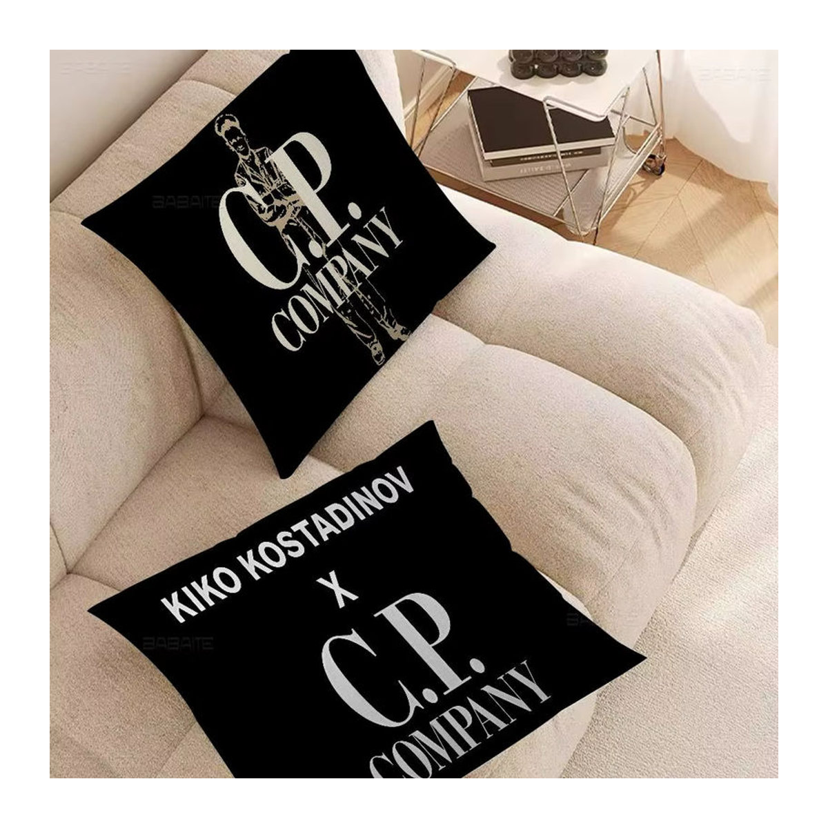 Dekorativer CP-Fashion Kissenbezug in Schwarz für dein Sofa und deine Heimdekoration - Bild 2