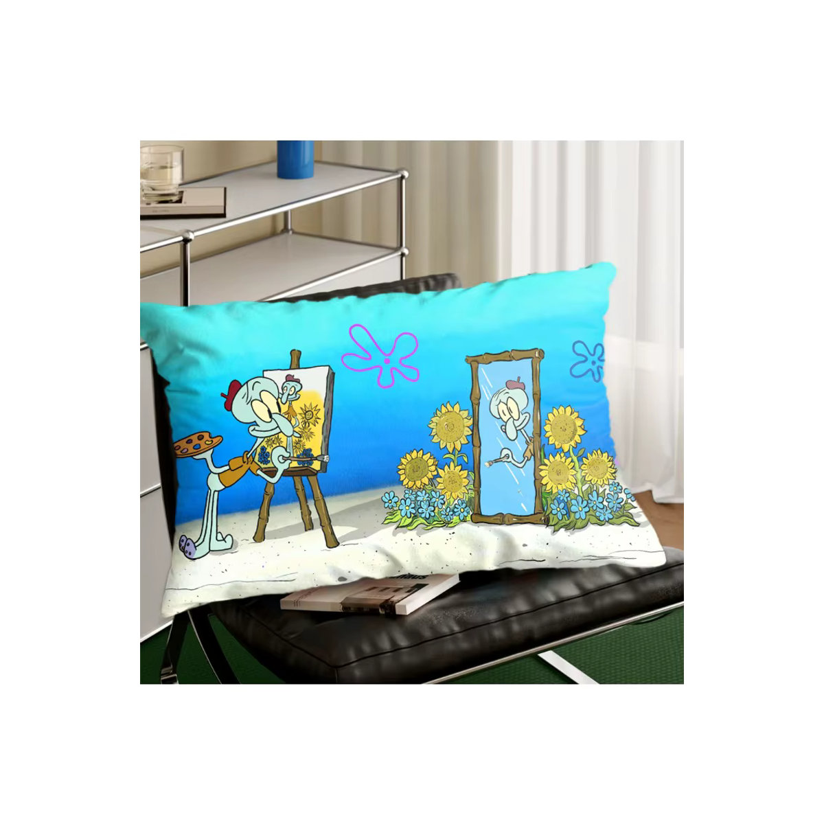 Dekorativer Kissenbezug Kawaii Spongebob von Potdemiel in Mehrfarbig für dein Sofa und Wohnzimmer - Bild 2