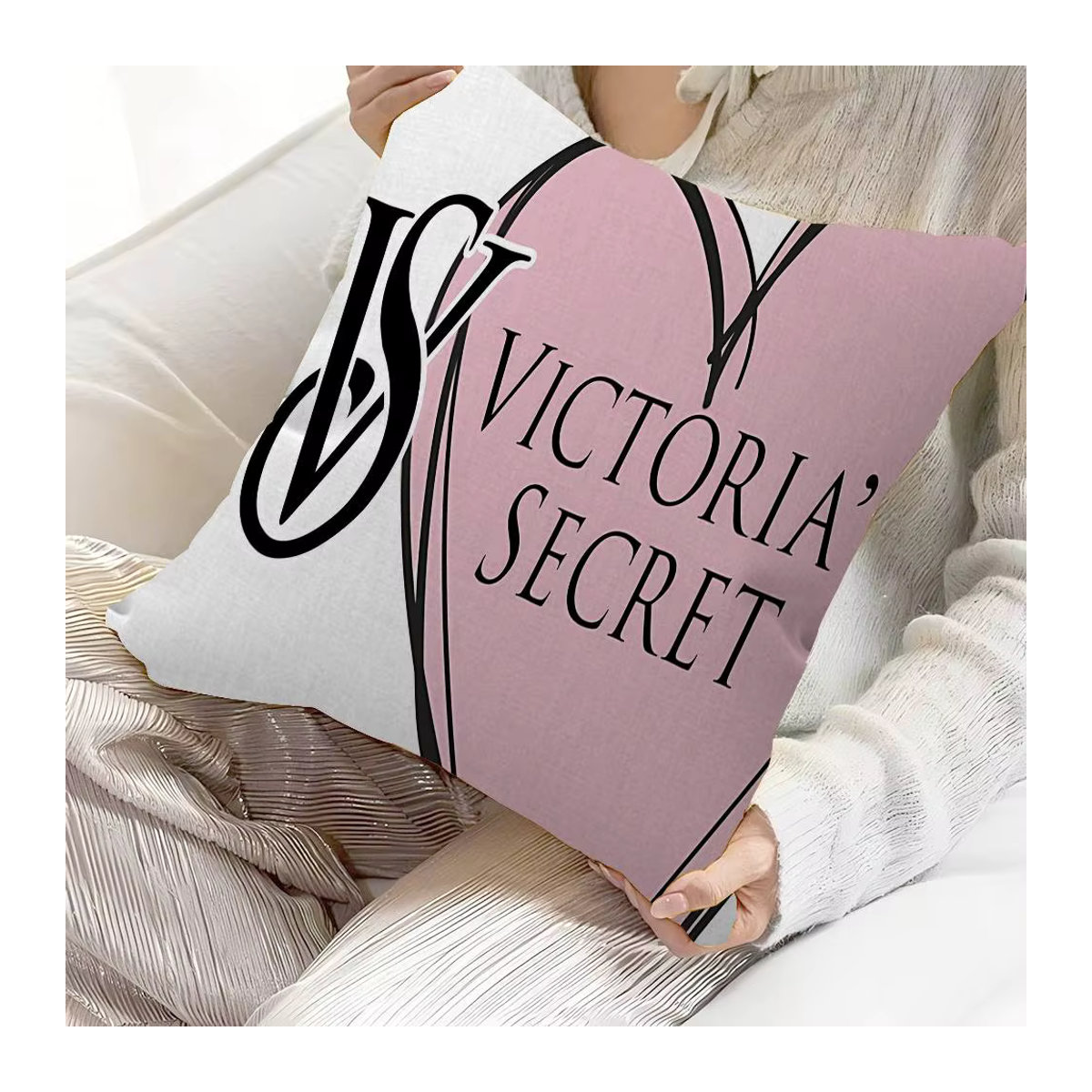Dekorativer Kissenbezug V-Victorias-Fashion-S-Secret für Sofa und Heimdekoration, mehrfarbig - Bild 5