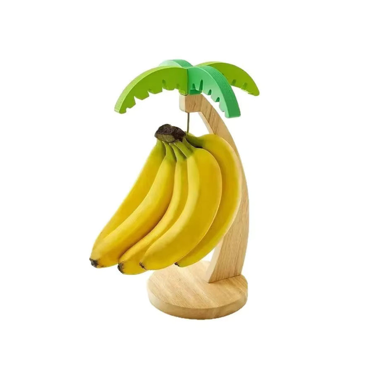Dekoratives Bananenregal aus Holz zum Aufhängen mit Haken in Mehrfarbig - Bild 4