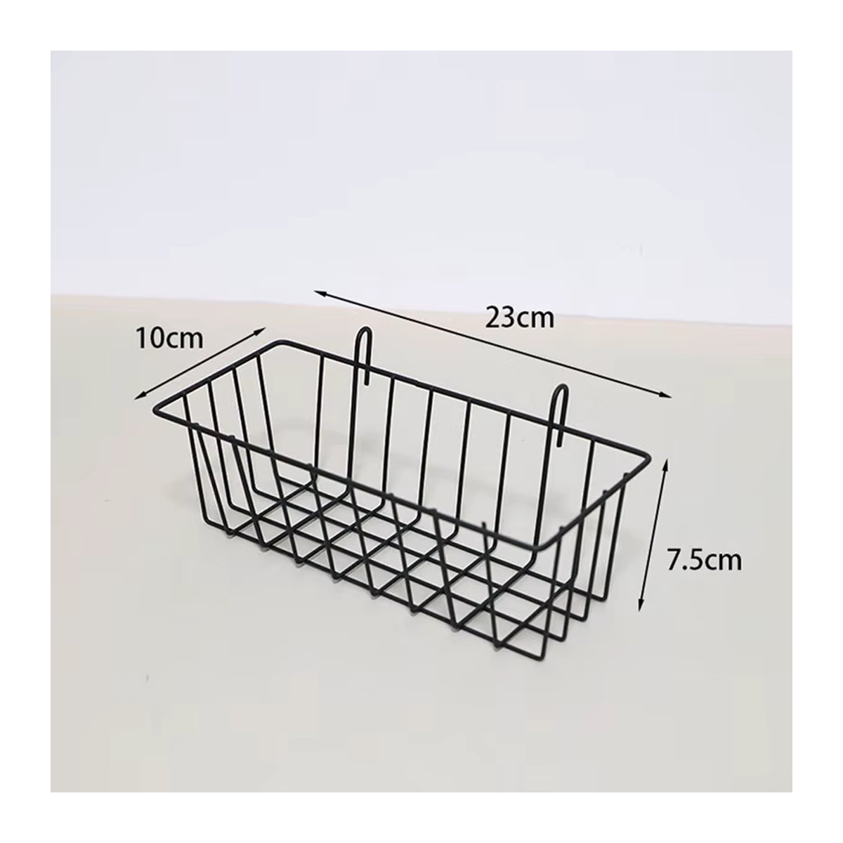 Dekoratives Metall Wandregal als DIY Gitter Display Rack für Blumentöpfe und Home Dekoration in Schwarz oder Weiß - Bild 3