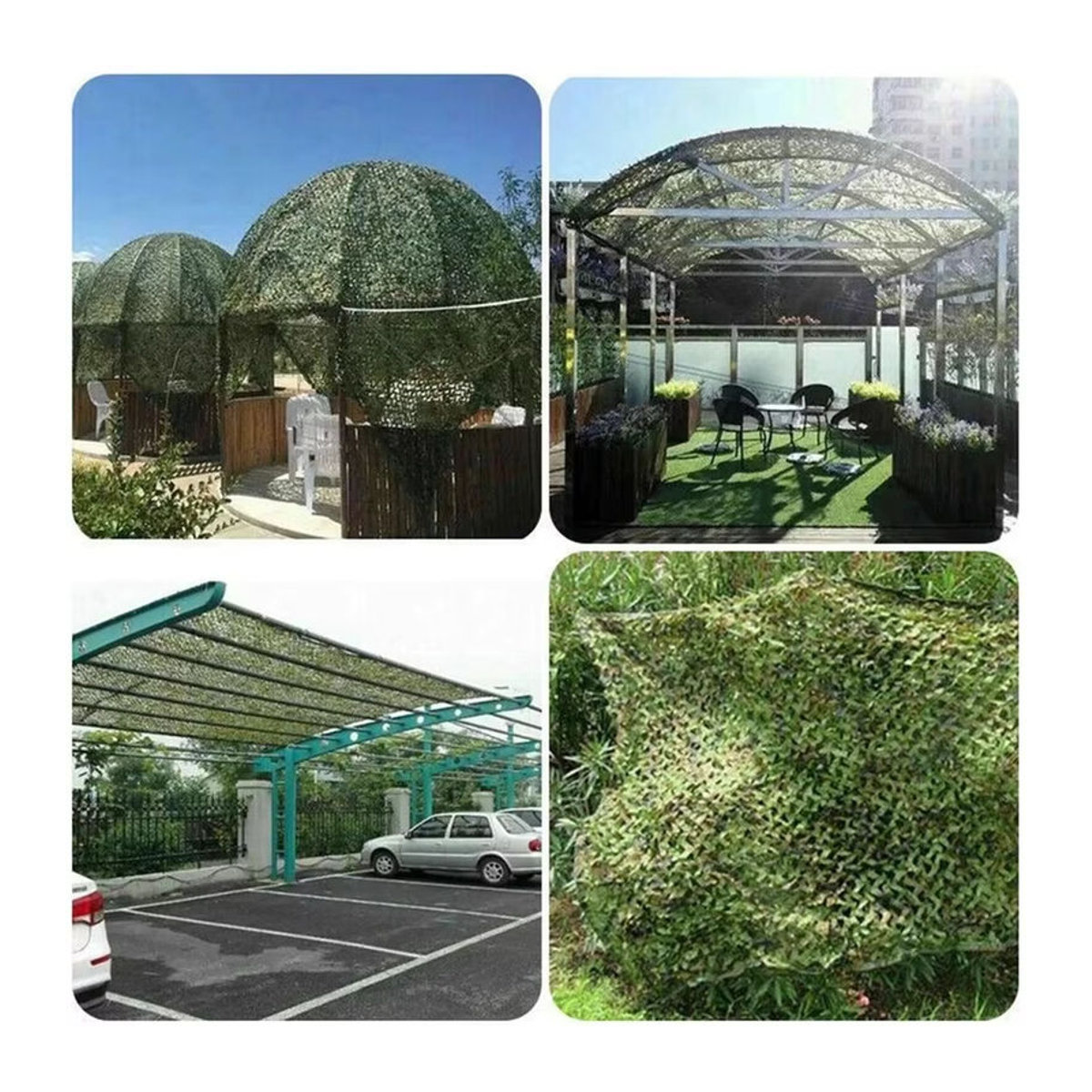 Dekoratives Sonnenschutznetz für Strandpavillon und Garten von GFDYML in 7 Farben - Bild 3