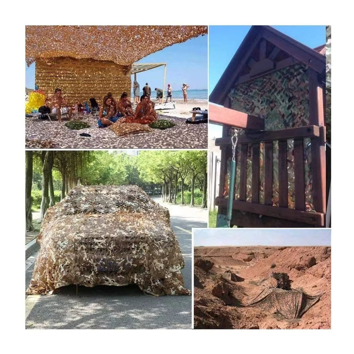 Dekoratives Sonnenschutznetz für Strandpavillon und Garten von GFDYML in 7 Farben - Bild 4