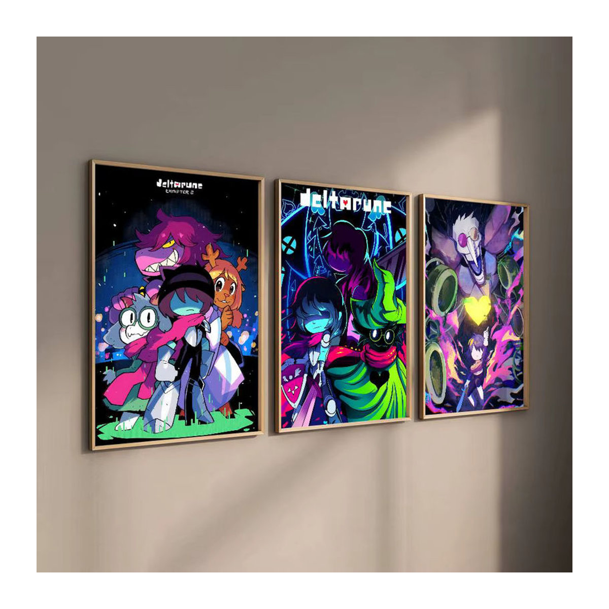 Deltarune Wandkunst Poster, selbstklebend, mehrfarbig, Papier, B: 20 cm, H: 15 cm, T: 15 cm - Bild 4