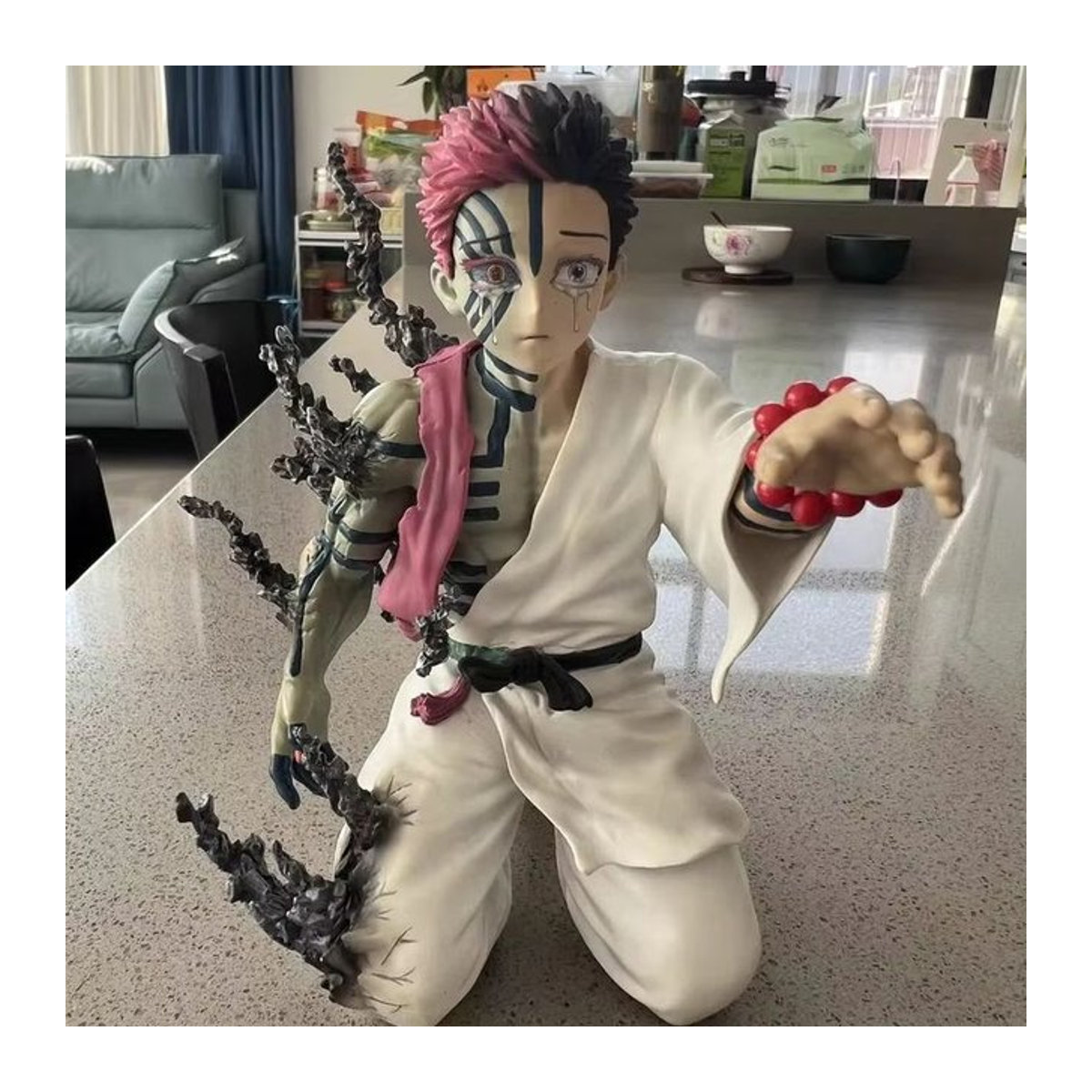 Demon Slayer Akaza Hakuji Anime Actionfigur aus PVC, mehrfarbig, Höhe: 13 cm - Bild 1