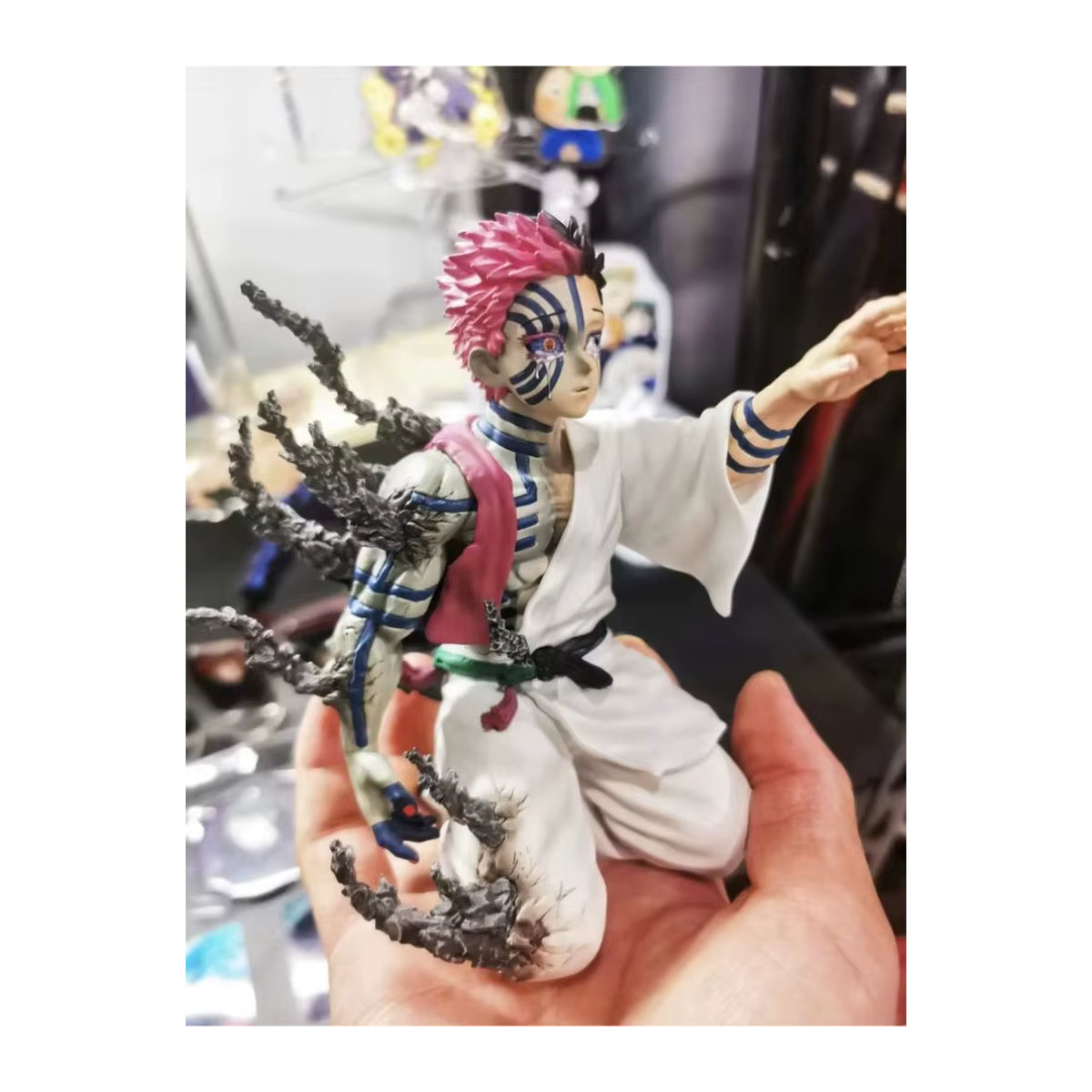 Demon Slayer Akaza Hakuji Anime Actionfigur aus PVC, mehrfarbig, Höhe: 13 cm - Bild 6