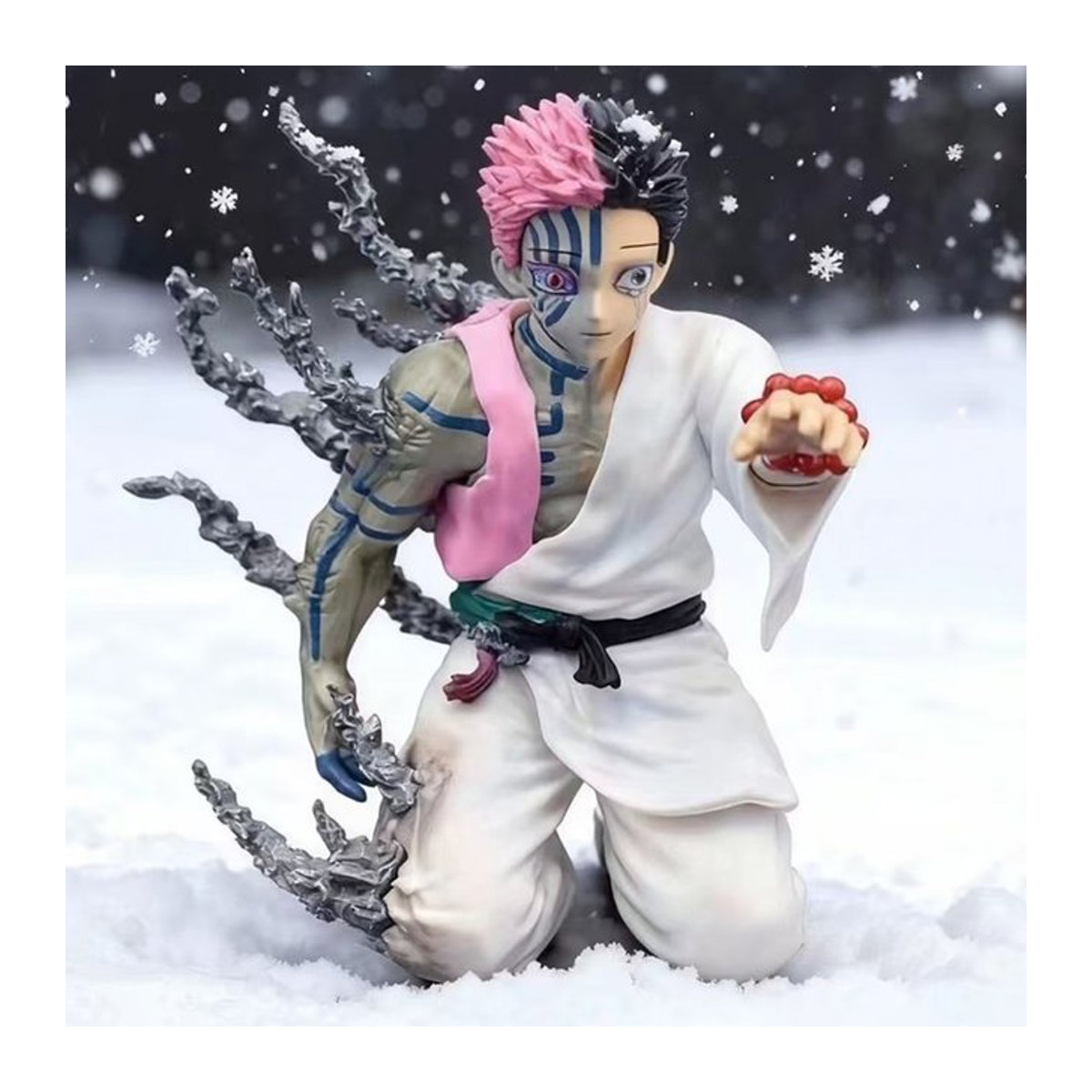 Demon Slayer Akaza Hakuji Anime PVC Modell Statue Figur von Bandai in mehrfarbiger Ausführung, Höhe: 14 cm - Bild 1