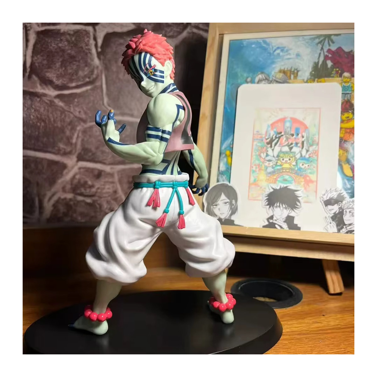 Demon Slayer Akaza Hakuji Anime PVC Modell Statue Figur von Bandai in mehrfarbiger Ausführung, Höhe: 14 cm - Bild 4