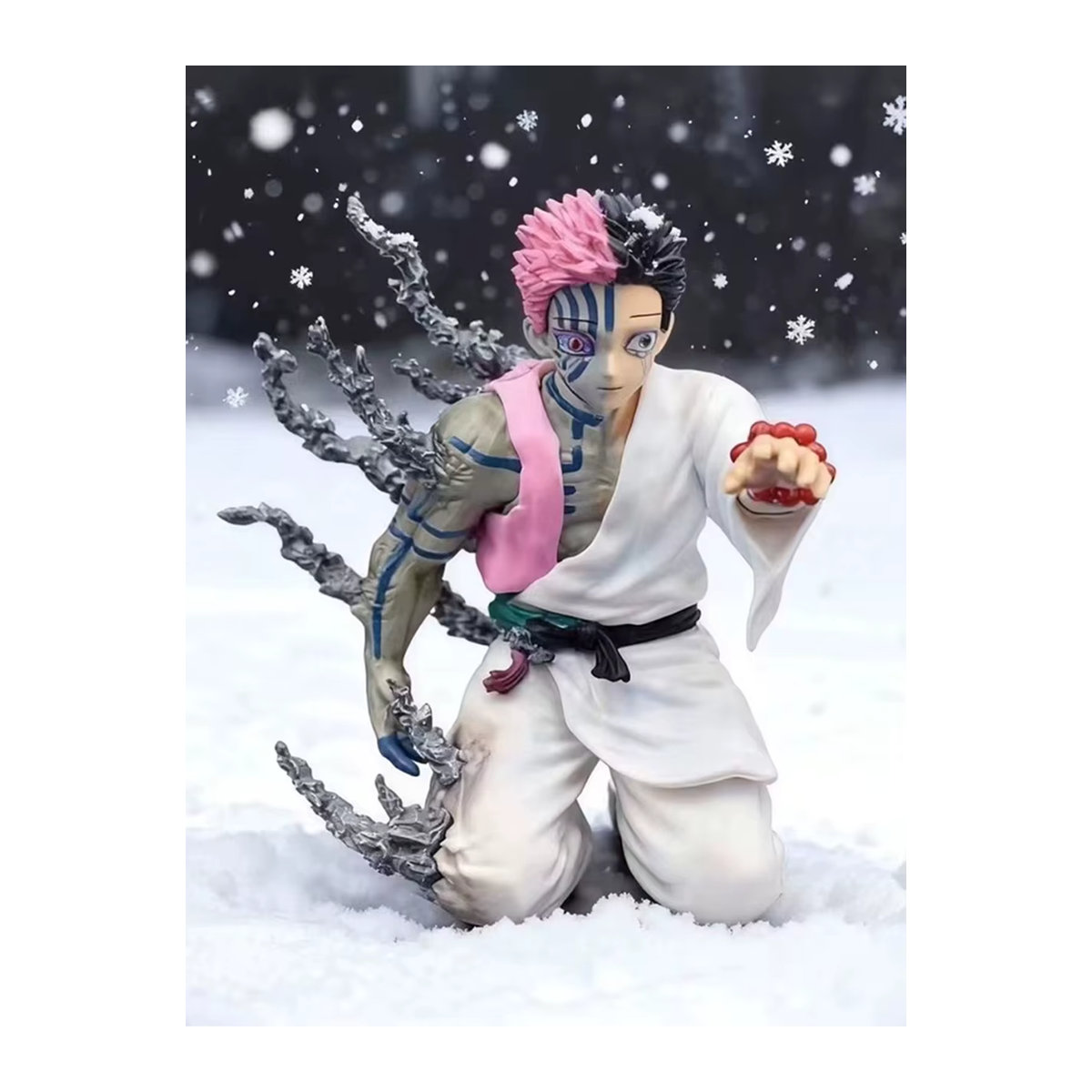 Demon Slayer Akaza Hakuji Anime PVC Modell Statue Figur von Bandai in mehrfarbiger Ausführung, Höhe: 14 cm - Bild 5