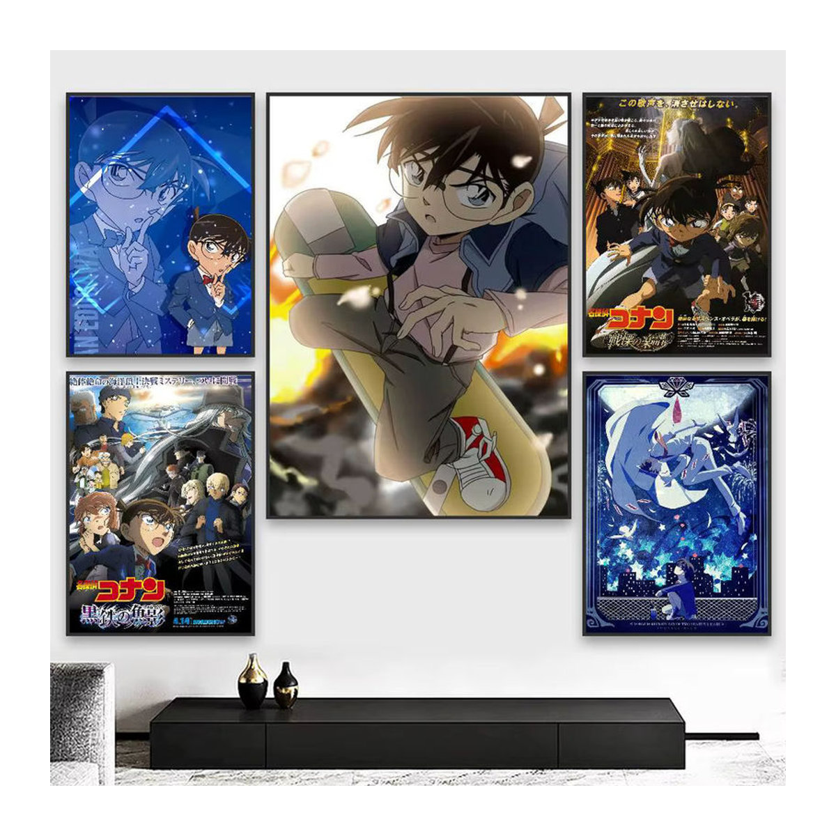 Detektiv C-Conan Wandposter Porträt in Mehrfarbig, wasserfeste und selbstklebende Wanddekoration für Wohnzimmer und Schlafzimmer - Bild 2