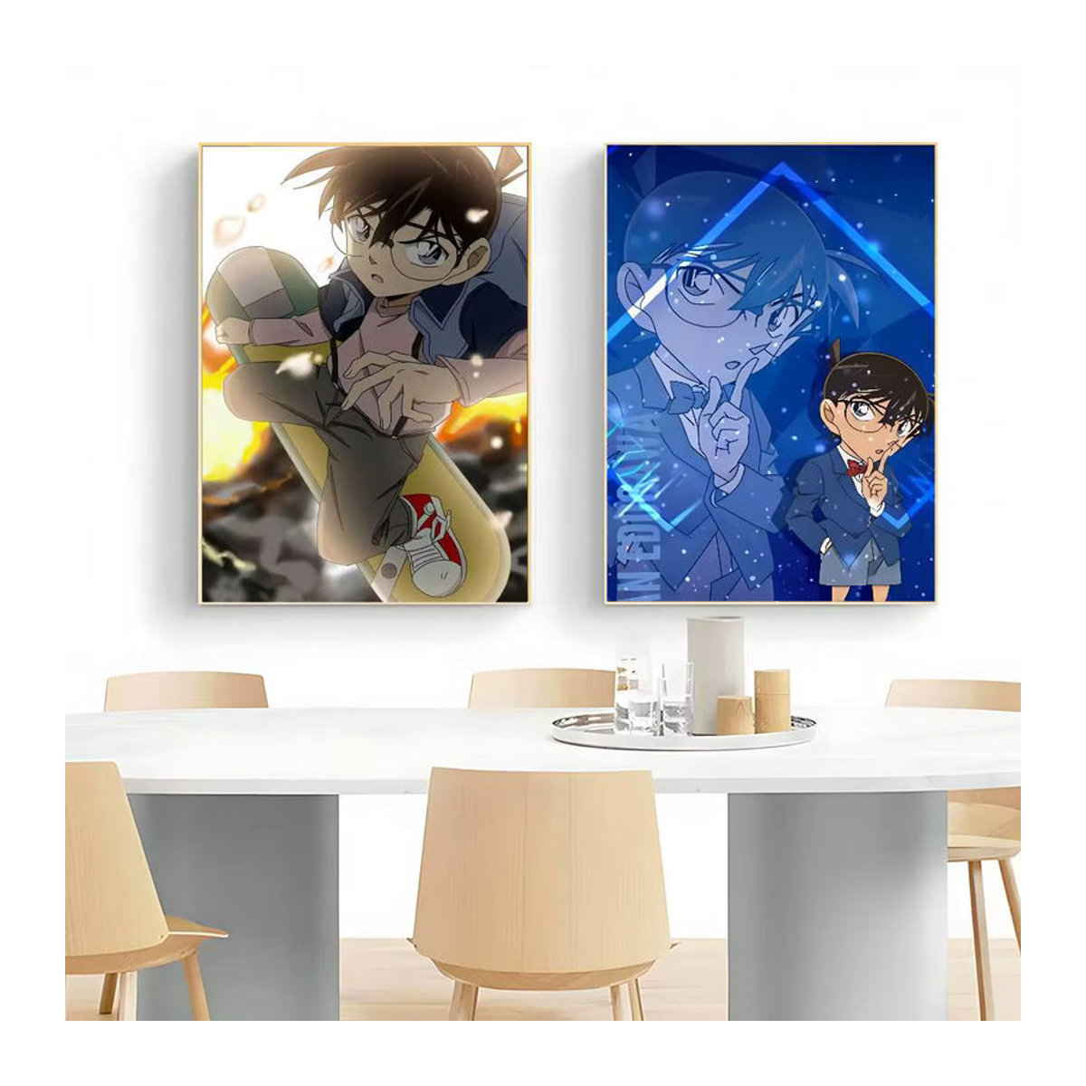 Detektiv C-Conan Wandposter Porträt in Mehrfarbig, wasserfeste und selbstklebende Wanddekoration für Wohnzimmer und Schlafzimmer - Bild 4
