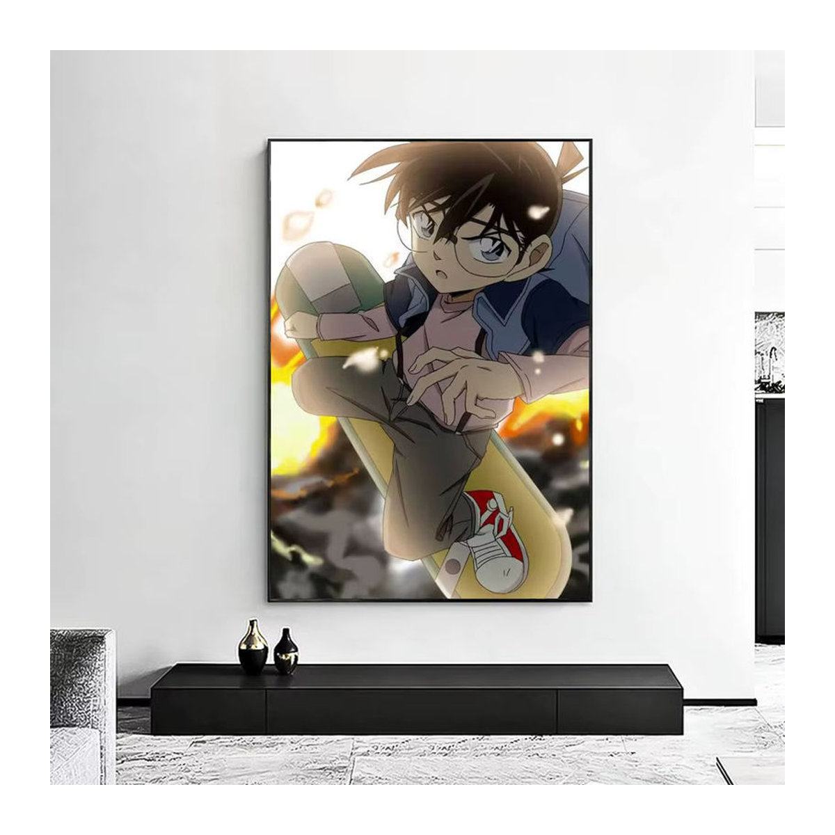 Detektiv C-Conan Wandposter Porträt in Mehrfarbig, wasserfeste und selbstklebende Wanddekoration für Wohnzimmer und Schlafzimmer - Bild 5