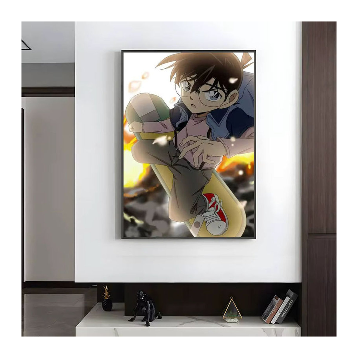 Detektiv C-Conan Wandposter Porträt in Mehrfarbig, wasserfeste und selbstklebende Wanddekoration für Wohnzimmer und Schlafzimmer - Bild 6