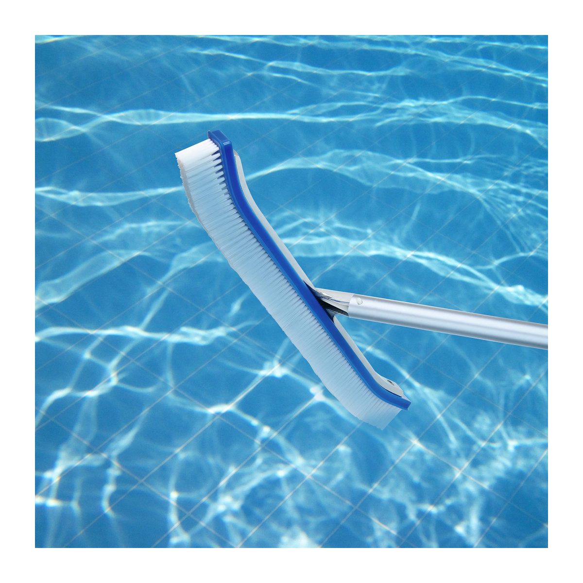 Deuba Aluverstärkte Poolbürste Bodenbürste 46 cm - Bild 2