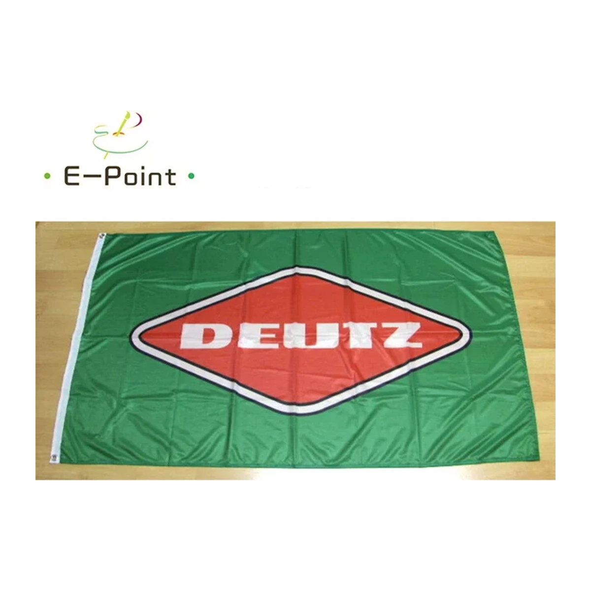 Deutz Flaggenbanner aus Textil in Grün, Rechteckig, B/H: 60 x 90 cm oder 90 x 150 cm - Bild 1