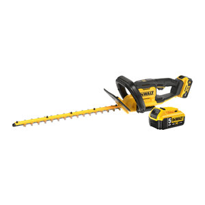 DeWalt Akku-Heckenschere DCMHT564P1-QW inklusive 5,0 Ah Akku und DCB184-XJ Akku