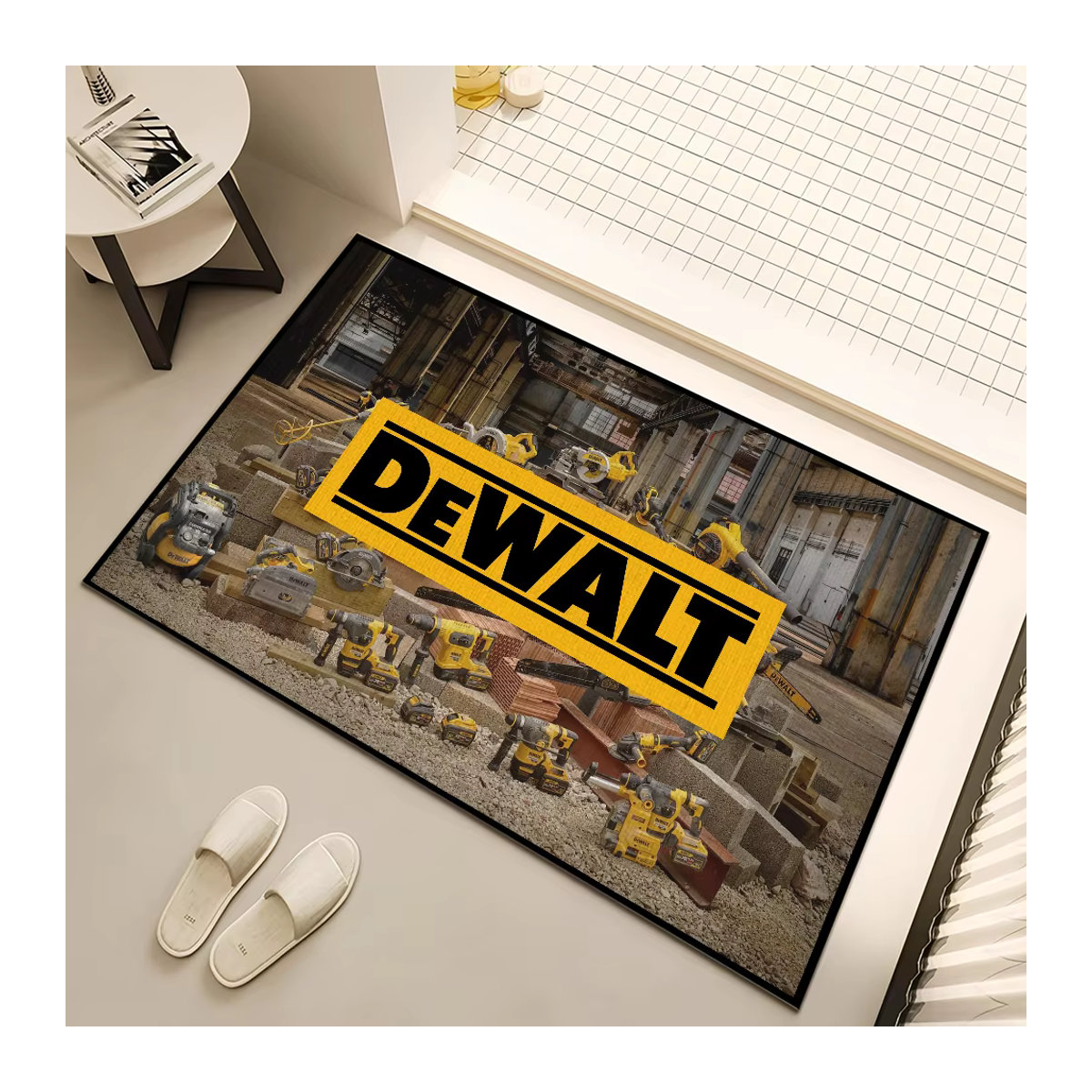 DeWalt Teppich mit Logo, mehrfarbig, rutschfest und saugfähig - Bild 2