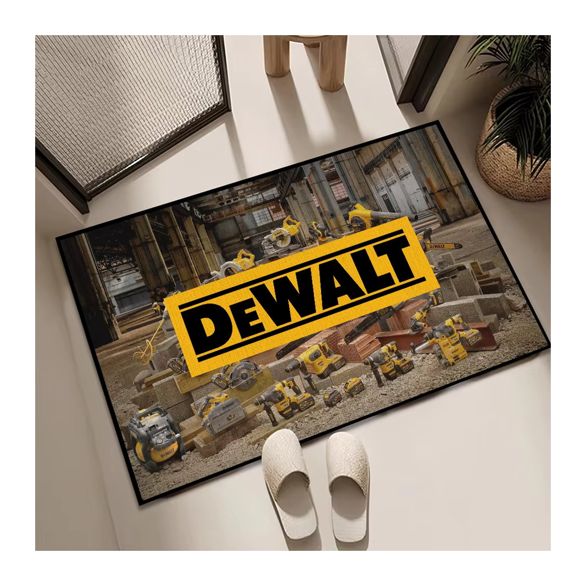 DeWalt Teppich mit Logo, mehrfarbig, rutschfest und saugfähig - Bild 5
