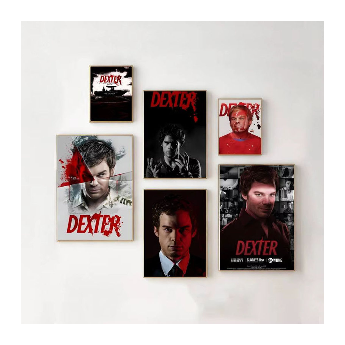 Dexter Morgan Wandposter Selbstklebender Wasserdichter Papier Aufkleber Mehrfarbig Rechteckig - Bild 2