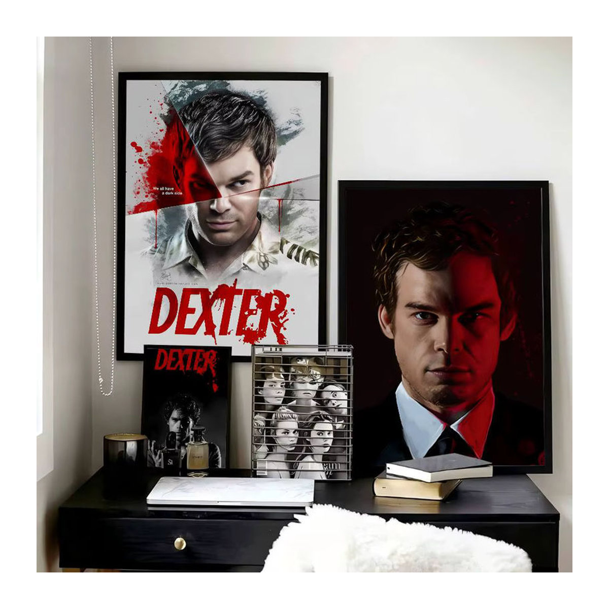 Dexter Morgan Wandposter Selbstklebender Wasserdichter Papier Aufkleber Mehrfarbig Rechteckig - Bild 4