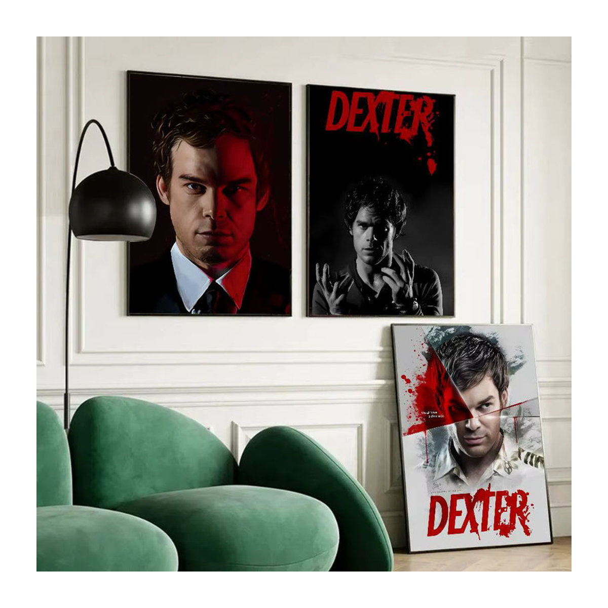 Dexter Morgan Wandposter Selbstklebender Wasserdichter Papier Aufkleber Mehrfarbig Rechteckig - Bild 5